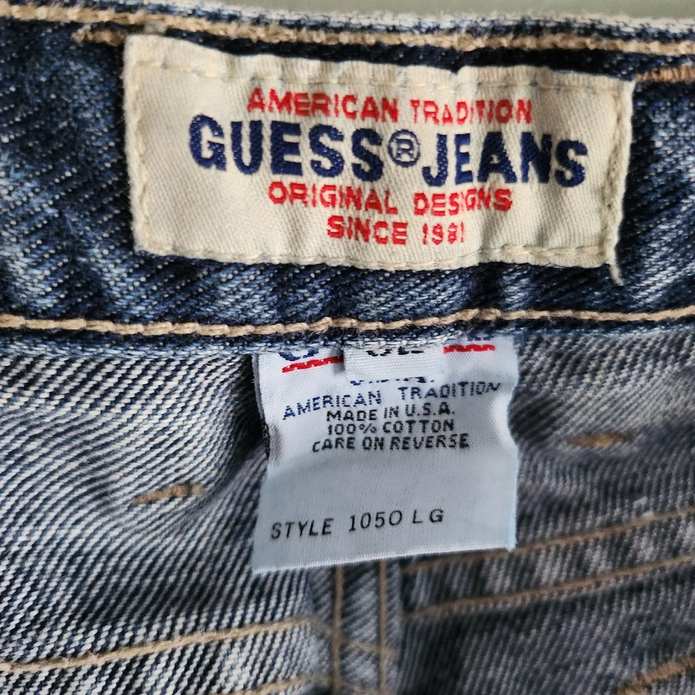Vintage 1980s Guess by George Marciano Blue Jeans Size 32 - Picture 4 of 5